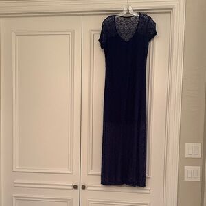 Tommy Bahama Navy Lace Maxi Dress